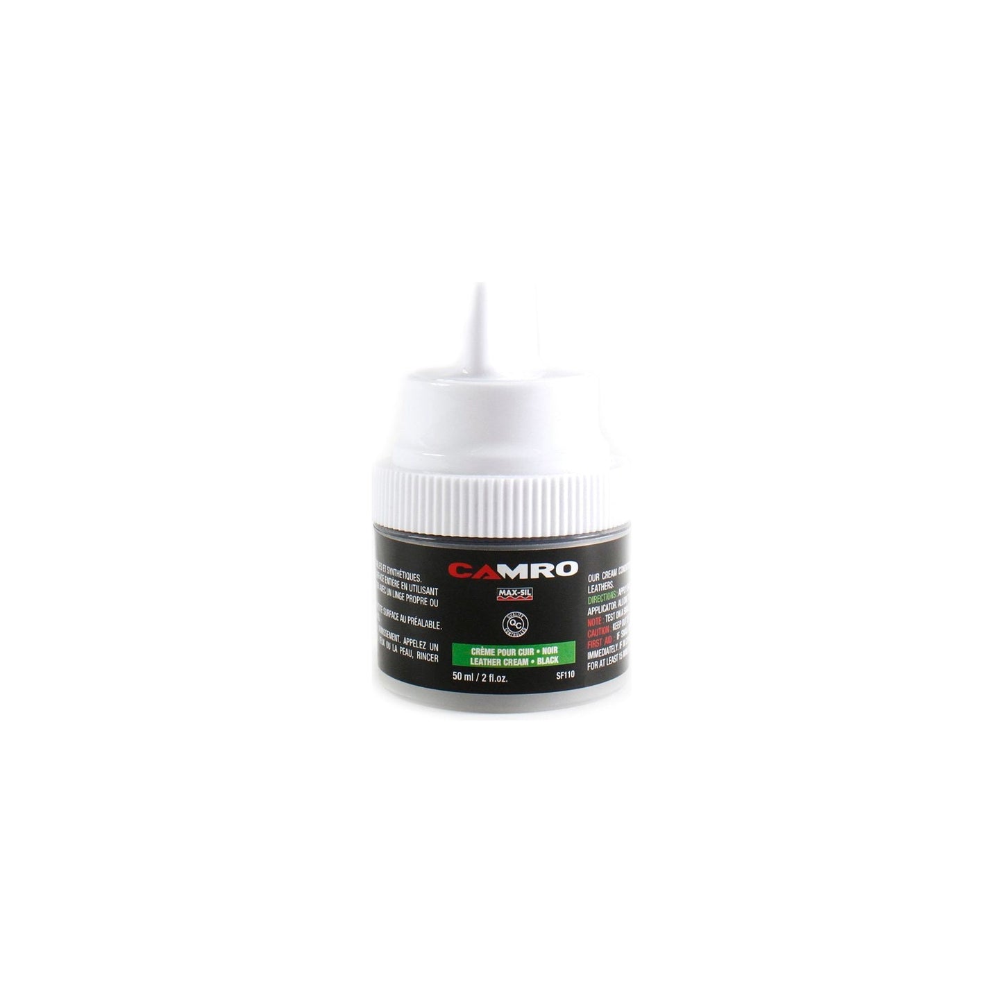 CRÈME À CIRAGE 50 ML - NOIR - Camro Industrial