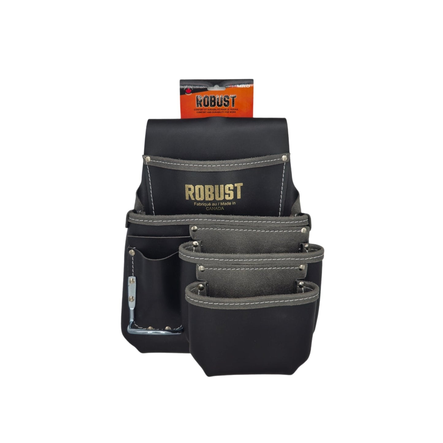 Sac à outils 4 poches avec porte marteau ROBUST - Camro Industrial
